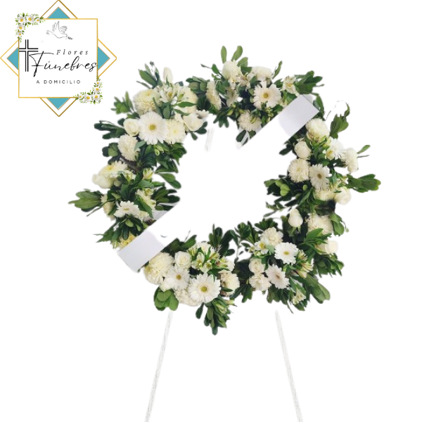 CORONA TROPICAL CINTA Y ATRIL